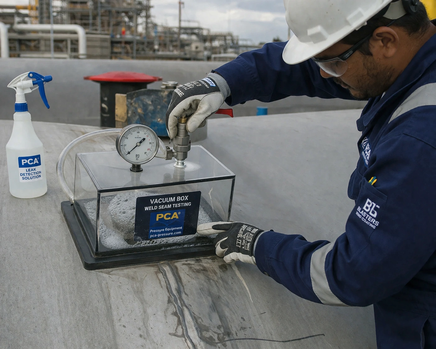 Vacuum Box Leak Testing
